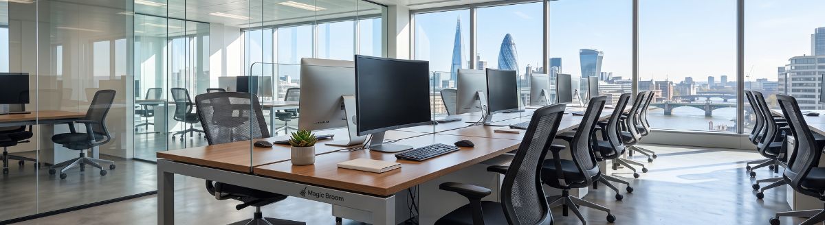 What is included in a Magic Broom office cleaning contract in London